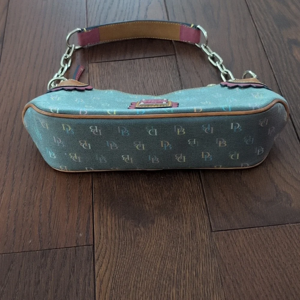 Dooney & Bourke - VINTAGE Y2K RARE Rainbow It Girl Monogram Handbag - Picture 3 of 9